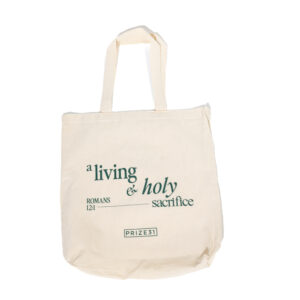 A Living & Holy Sacrifice Canvas Bag